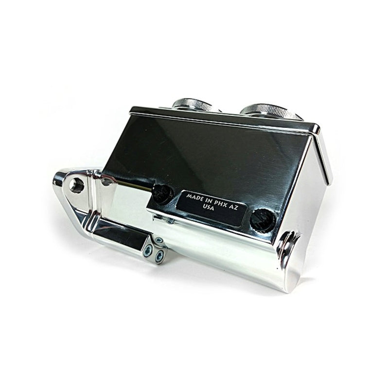 Baer Brakes GM/Ford 1-1/8in Bore Remaster 2-Bolt Right Port Master Cylinder Assembly - Polished