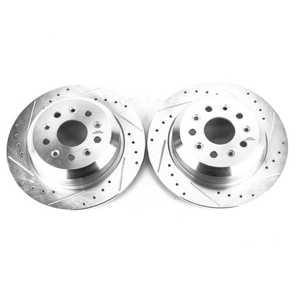 PowerStop Power Stop 18-19 Jeep Wrangler Rear Evolution Drilled & Slotted Rotors - Pair