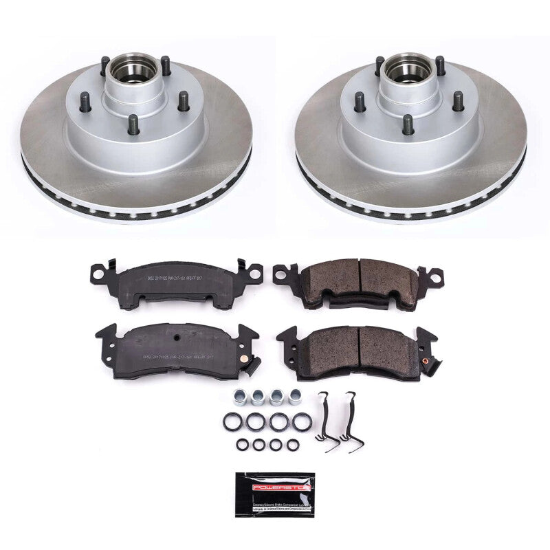 PowerStop Power Stop 1979 Pontiac Phoenix Front Semi-Coated Rotor Kit