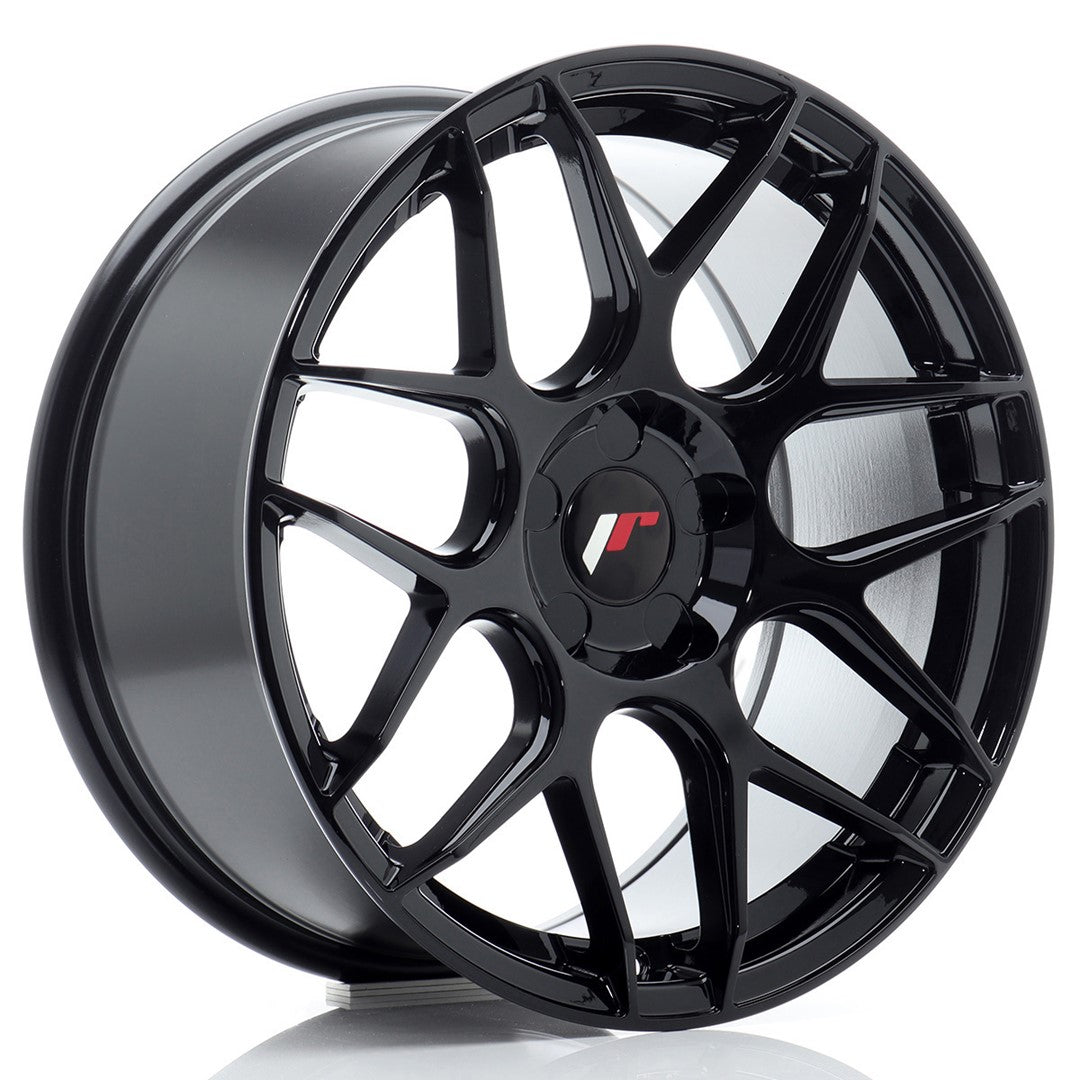 JR Wheels JR181780F25X2067GB1 - JR18 17x8 ET20-35 5H BLANK Gloss Black