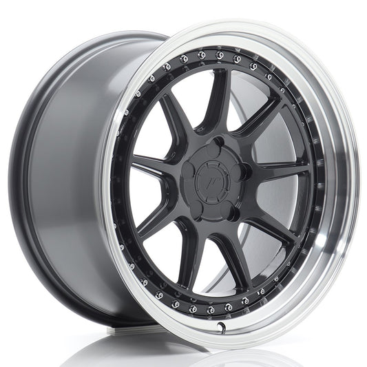 JR Wheels JR471895F25X1572HGL JR Wheels JR47 18x9,5 ET15-35 5H BLANK Hyper Gray w/ Machined Lip