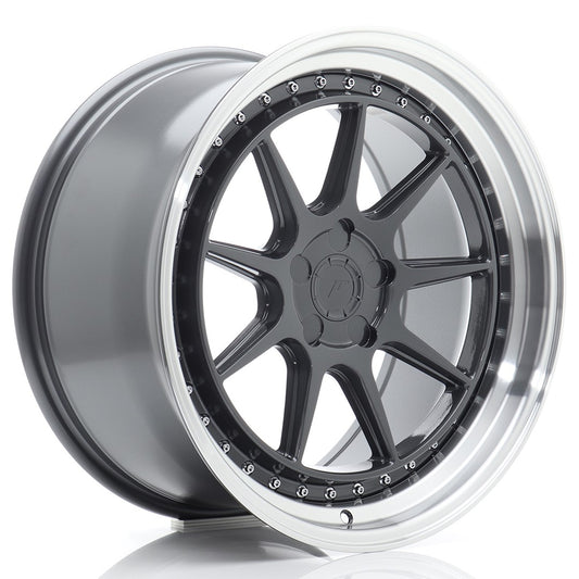 JR Wheels JR471995F25X1572HGL JR Wheels JR47 19x9,5 ET15-35 5H BLANK Hyper Gray w/ Machined Lip