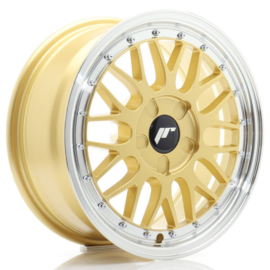JR Wheels JR2316705X2072GD1 JR Wheels JR23 16x7 ET20-45 5H BLANK Gold w/ Machined Lip