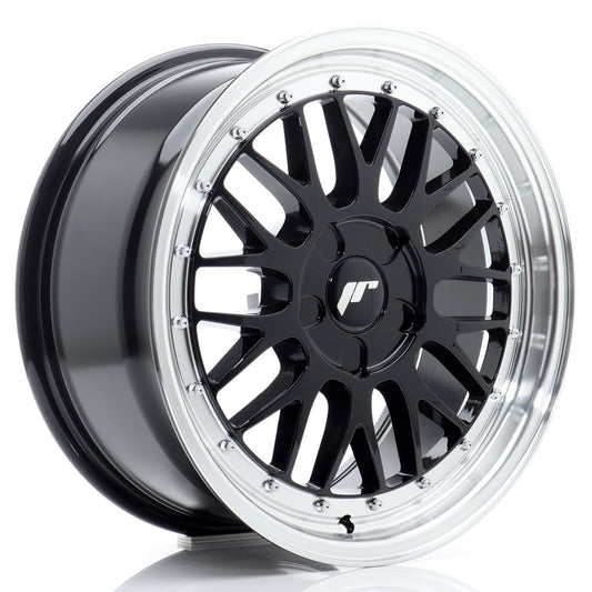 JR Wheels JR231780F15X2072GB1 JR Wheels JR23 17x8 ET20-45 5H BLANK Gloss Black w/ Machined Lip