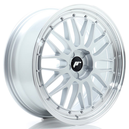 JR Wheels JR232080F15X2072HS2 JR Wheels JR23 20x8 ET20-40 5H BLANK Hyper Silver w/ Machined Lip