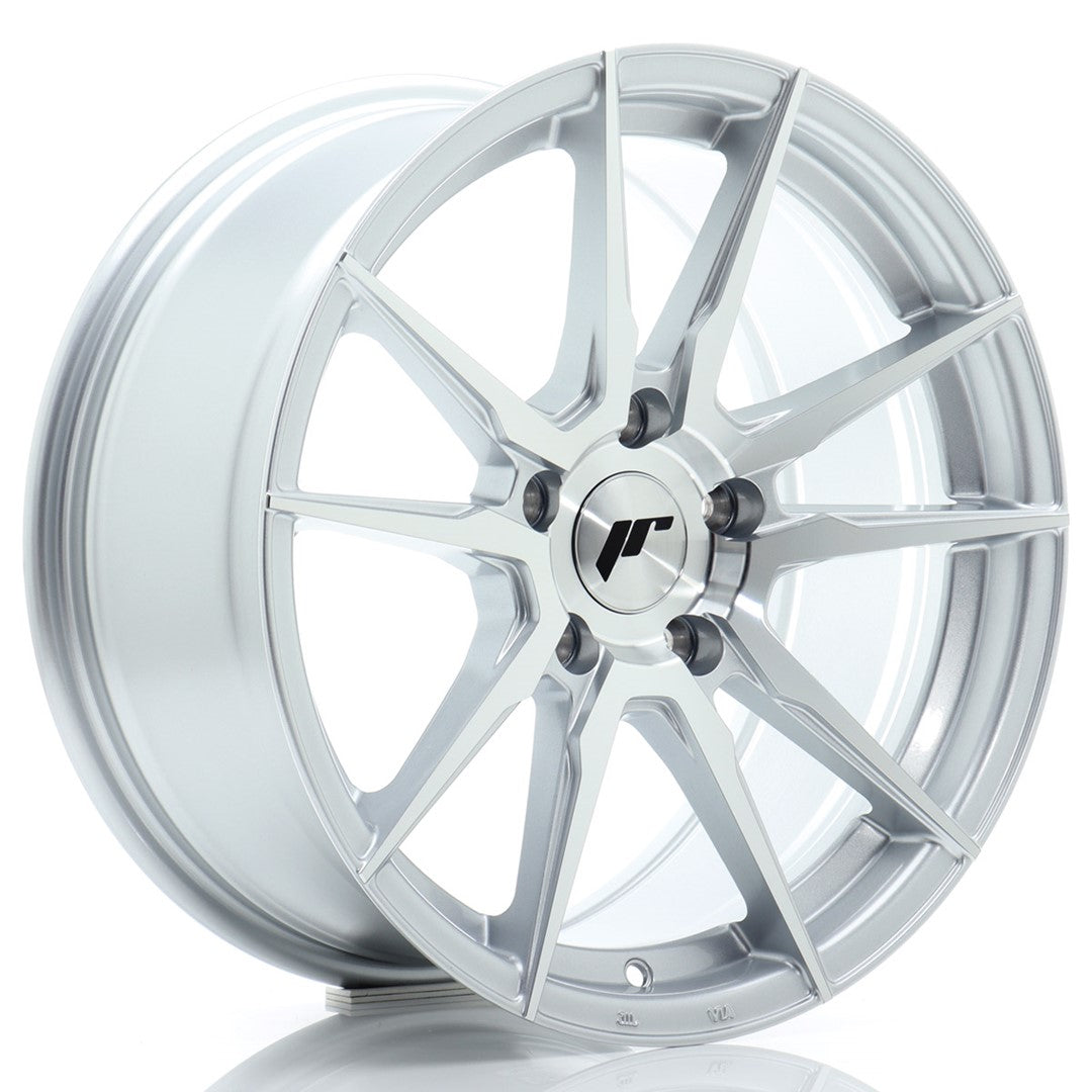 JR Wheels JR211780F25K3567SM1 JR Wheels JR21 17x8 ET35 5x100 Silver Machined Face