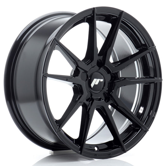 JR Wheels JR211790F25X2072GB1 JR Wheels JR21 17x9 ET20-45 5H BLANK Gloss Black