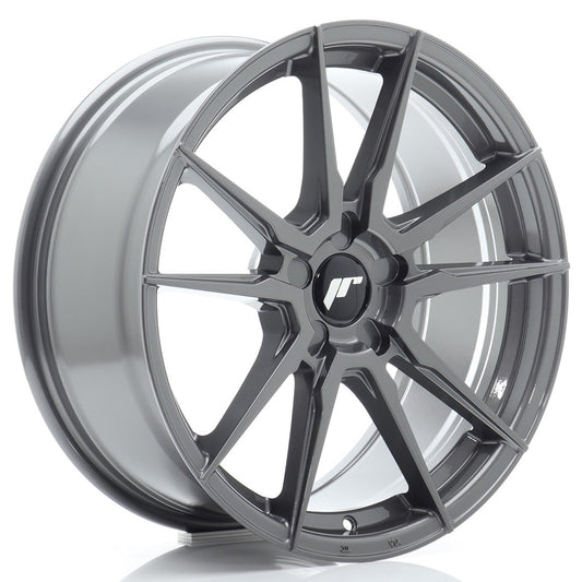 JR Wheels JR211880F15K3772HG1 JR Wheels JR21 18x8 ET37 5x100 Hyper Gray