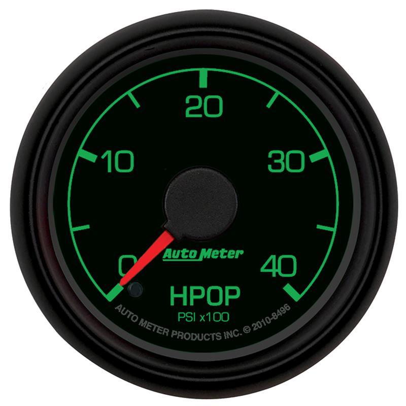Autometer Factory Match Ford 52.4mm Full Sweep Electronic 0-4000 PSI Diesel HPOP Pressure Gauge
