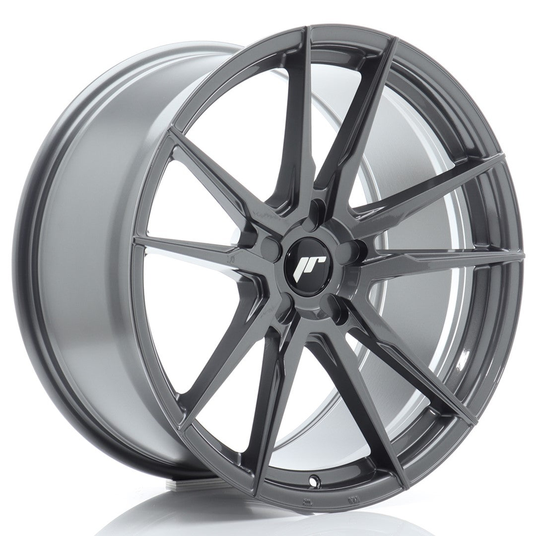 JR Wheels JR212010F25L4072HG1 JR Wheels JR21 20x10 ET40 5x112 Hyper Gray