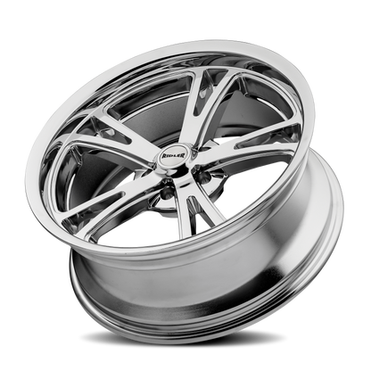 Ridler Wheels Ridler 606 17x8 / 5x120.65 BP / 0mm Offset / 83.82mm Hub Chrome Wheel