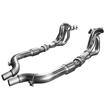 Kooks Headers Kooks 15+ Mustang 5.0L 4V 2in x 3in SS Headers w/Green Catted OEM Connection Pipe