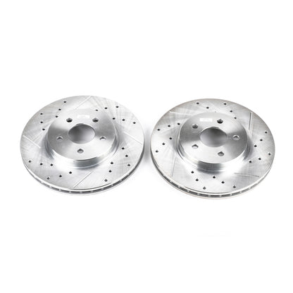 PowerStop Power Stop 02-08 Jaguar X-Type Front Evolution Drilled & Slotted Rotors - Pair