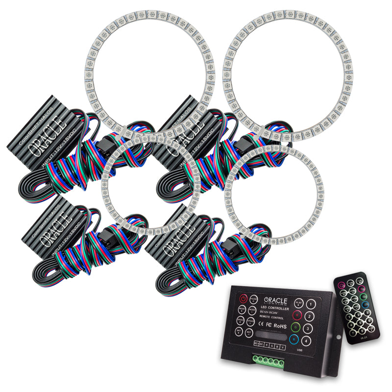 ORACLE Lighting Oracle Aston Martin Vantage 07-12 Halo Kit - ColorSHIFT w/ 2.0 Controller