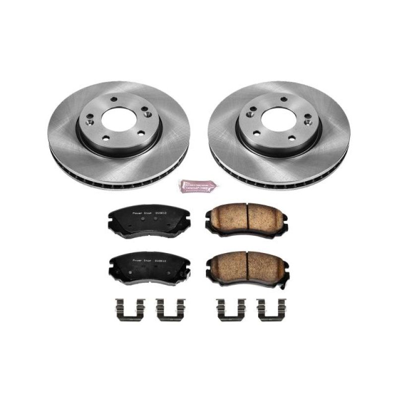 PowerStop Power Stop 10-11 Kia Soul Front Autospecialty Brake Kit