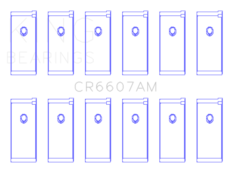 King Engine Bearings Datsun L28 (Size +1.0mm) Connecting Rod Bearing Set