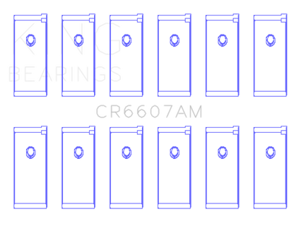 King Engine Bearings Datsun L28 (Size +0.25mm) Connecting Rod Bearing Set
