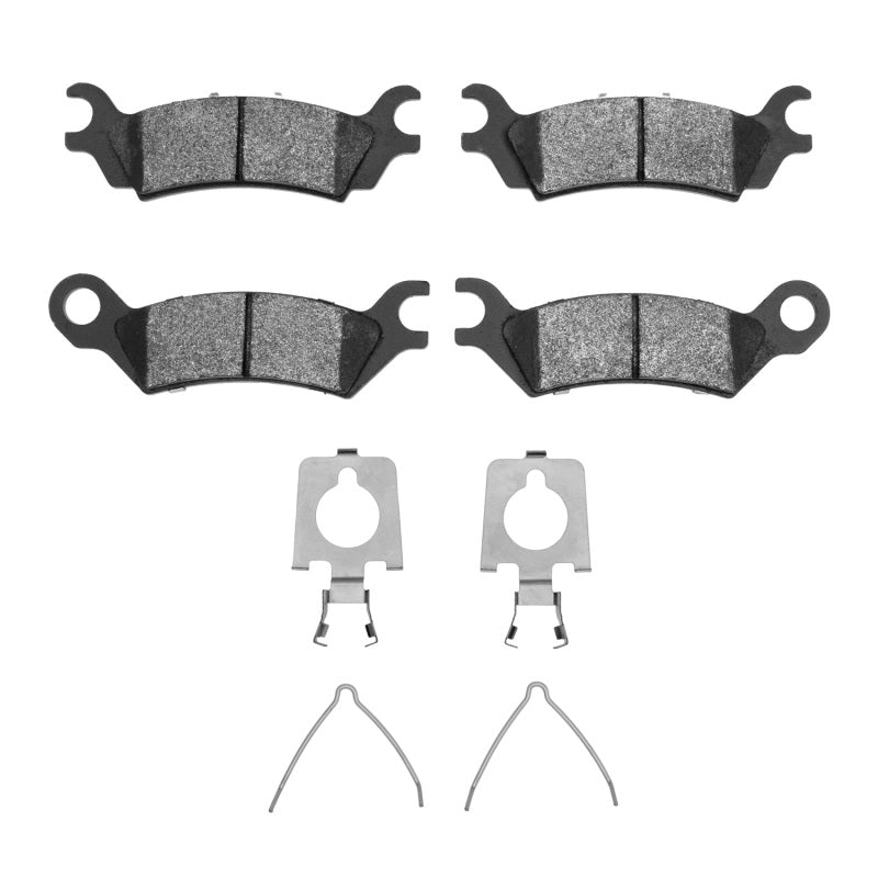 DFC 86-87 Mazda 626 Rear 5000 Advanced Semi Metallic Brake Pads and Hardware Kit