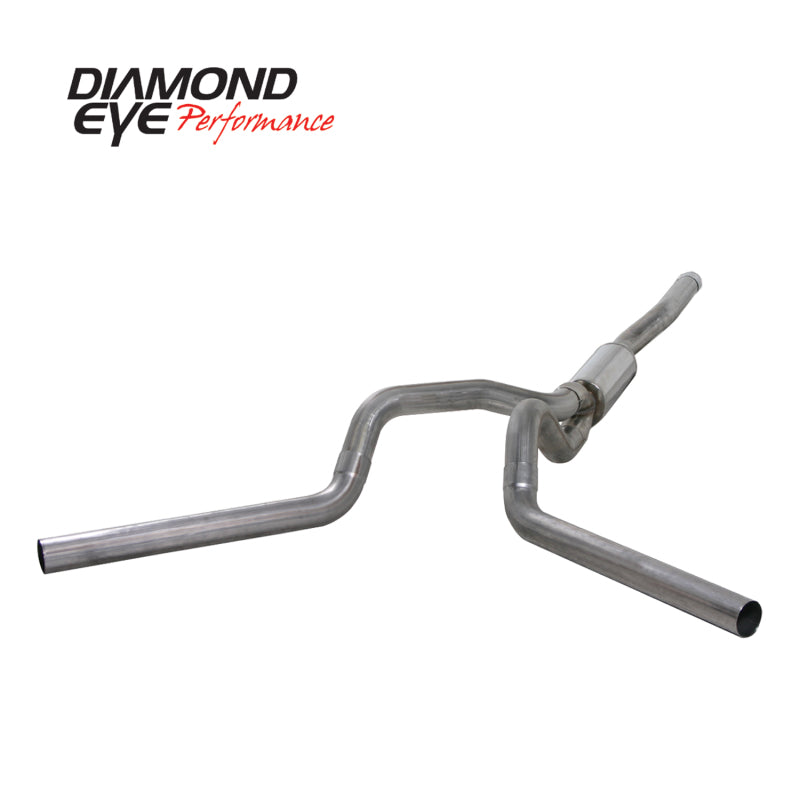 Diamond Eye Performance Diamond Eye KIT 4in Catback DUAL SS: 2006-2007.5 CHEVY/GMC 6.6L 2500/3500