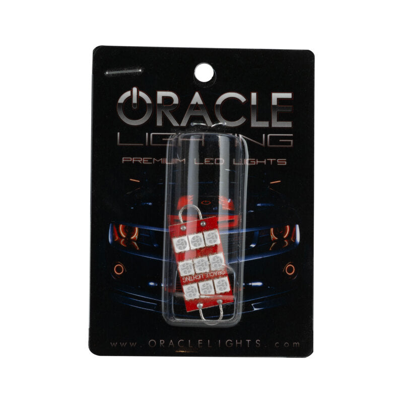 ORACLE Lighting Oracle 44MM 6 LED 3 Chip - Loop Festoon Bulbs (Pair) - Red