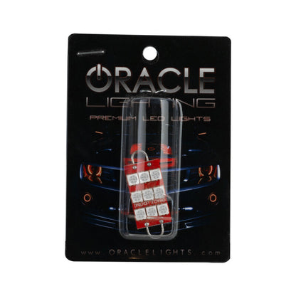 ORACLE Lighting Oracle 44MM 6 LED 3 Chip - Loop Festoon Bulbs (Pair) - Red