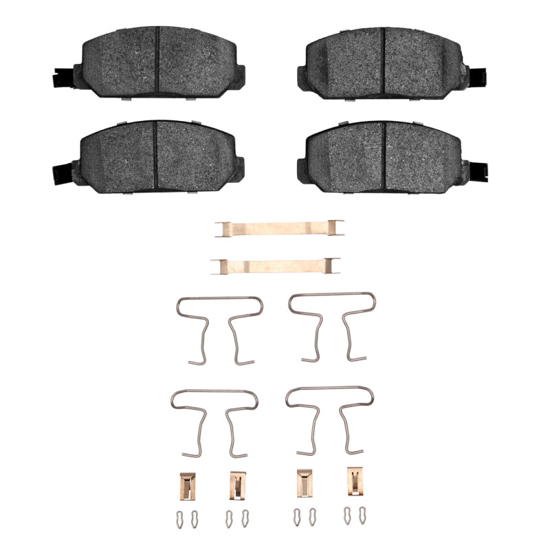 R1 Concepts R1 76-82 Honda Accord Sedan Front Optimum OE Pads & Hardware Kit
