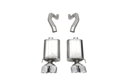 CORSA Performance Corsa 06-13 Chevy Corvette C6 Z06 7.0L / 09-13 ZR1 6.2L Polished Axle-Back Exhaust w/4.5in Twin Tips