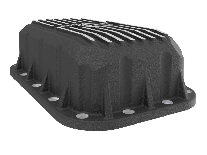 aFe POWER Pro Series Engine Oil Pan Black w/ Machined Fins Jeep Wrangler (JK) 12-18 V6-3.6L