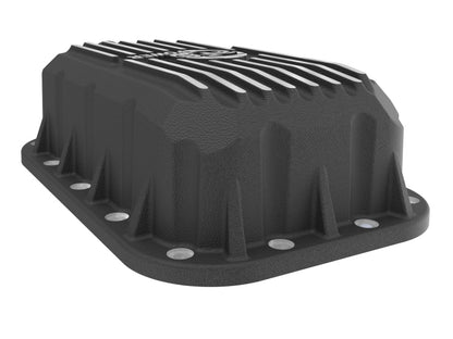 aFe POWER Pro Series Engine Oil Pan Black w/ Machined Fins Jeep Wrangler (JK) 12-18 V6-3.6L