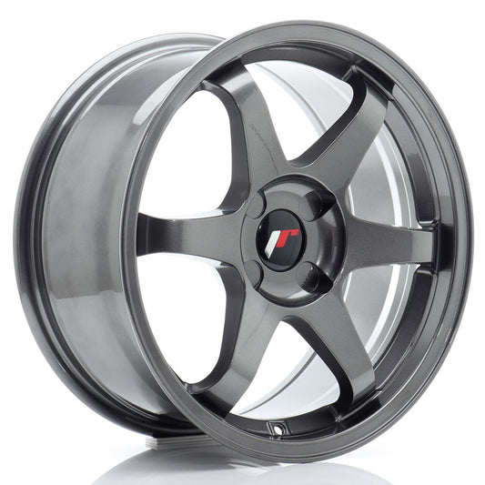JR Wheels JR317804X2072GM1 JR Wheels JR3 17x8 ET20-35 4H BLANK Gun Metal