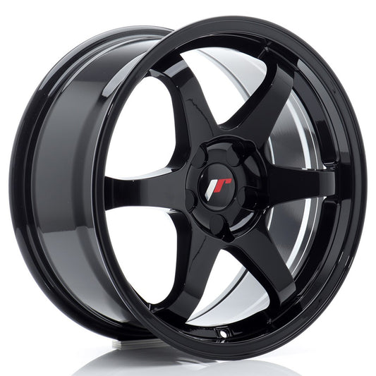JR Wheels JR317805X2072GB JR Wheels JR3 17x8 ET20-35 5H BLANK Gloss Black