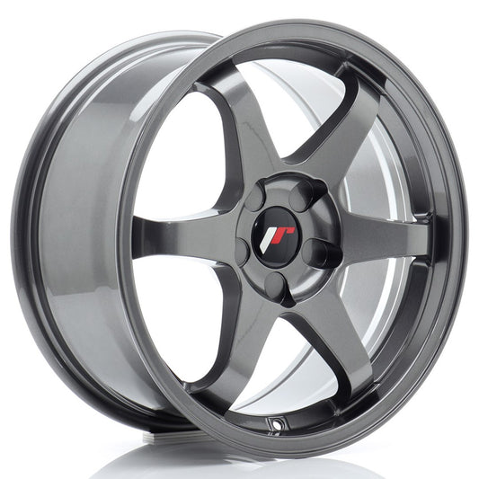 JR Wheels JR317805X2072GM1 JR Wheels JR3 17x8 ET20-35 5H BLANK Gun Metal