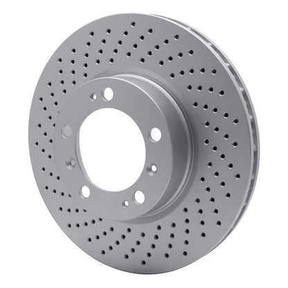 DFC 98-12 Porsche Cayman Left Front Drilled Hi-Carbon Alloy Geomet Coated Rotor