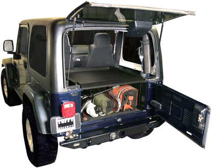 Tuffy Products Tuffy Tj Lj & Yj Security Deck Enclosure- 01 Blk