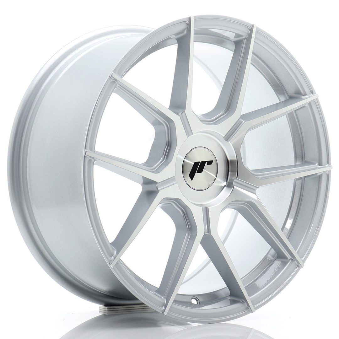 JR Wheels JR301780F2XX2072SM1 JR Wheels JR30 17x8 ET20-40 BLANK Silver Machined Face