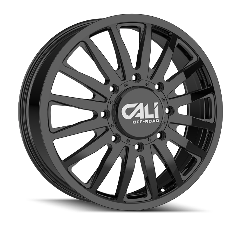 Cali Off-Road 9110D Summit Dually 22x8.25 / 8x165.1 BP / 115mm Offset / 121.3mm Hub Gls Blk Wheel