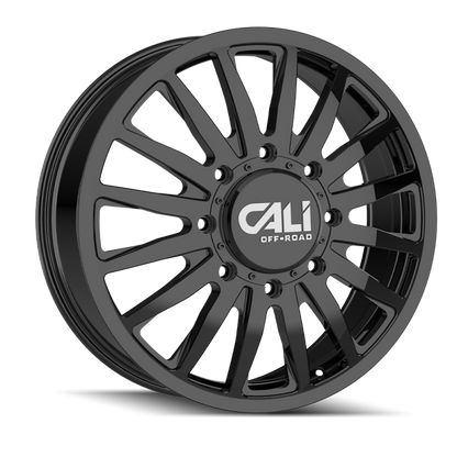 Cali Off-Road 9110D Summit Dually 22x8.25 / 8x165.1 BP / 115mm Offset / 121.3mm Hub Gls Blk Wheel
