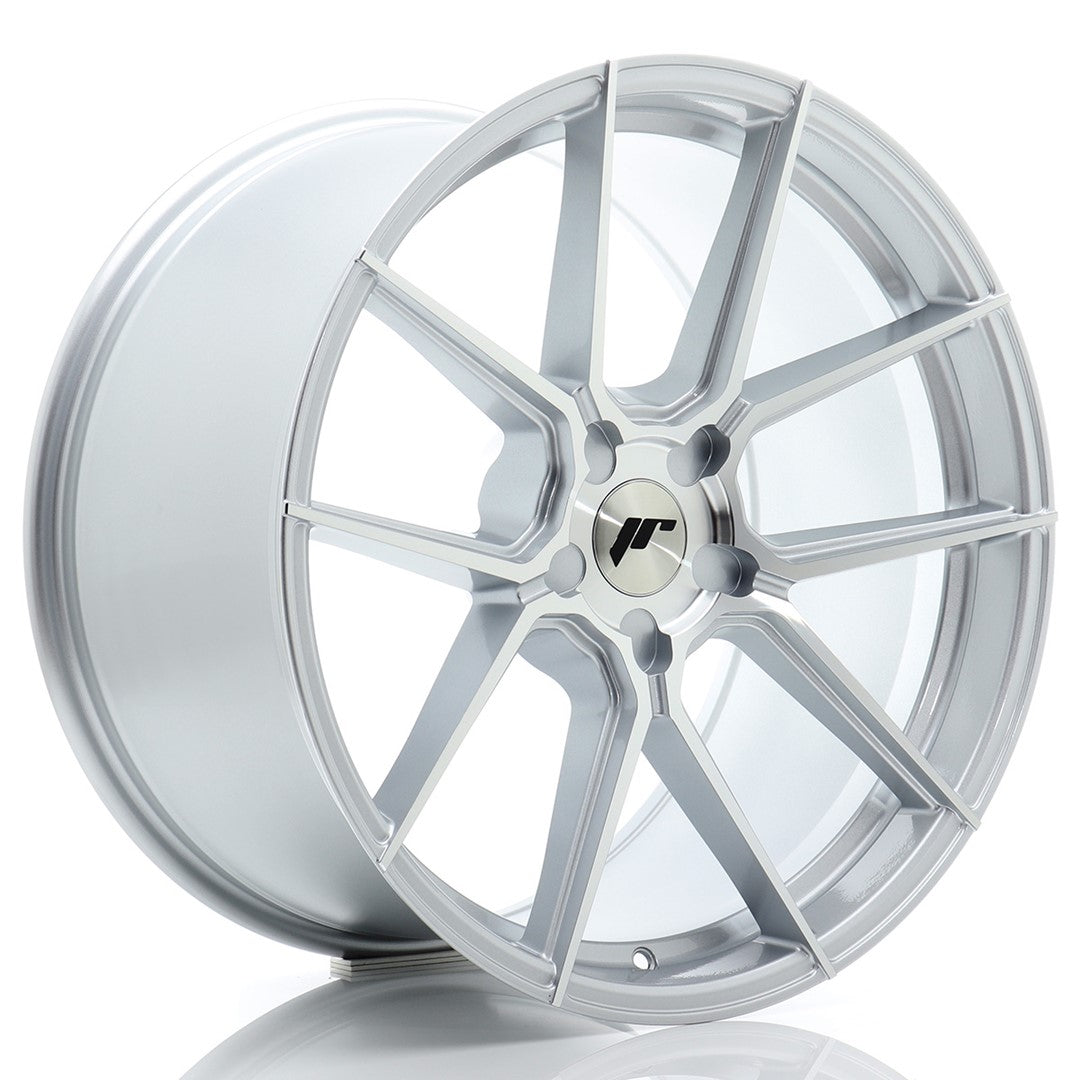 JR Wheels JR302010F25X2072SM1 JR Wheels JR30 20x10 ET20-48 5H BLANK Silver Machined Face