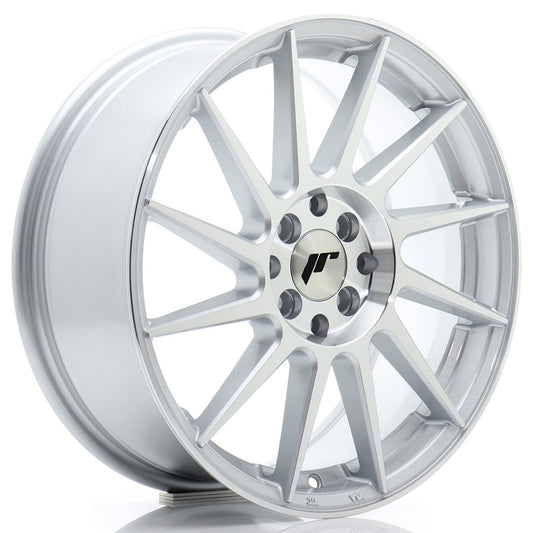 JR Wheels JR221770F18H2567SM1 JR Wheels JR22 17x7 ET25 4x100/108 Silver Machined Face