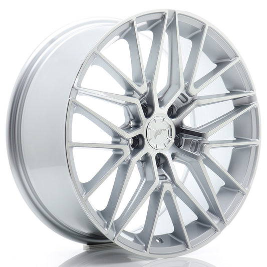 JR Wheels JR381880F15L4266SM1 JR Wheels JR38 18x8 ET42 5x112 Silver Machined Face