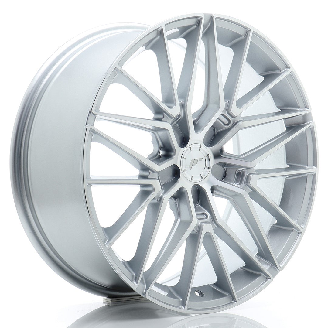 JR Wheels JR381980F15X2072SM1 - JR38 19x8 ET20-40 5H BLANK Silver Machined Face