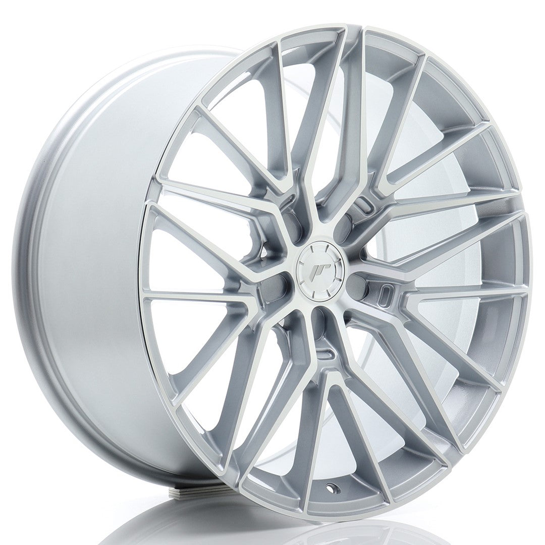 JR Wheels JR382090F25X2072SM1 JR Wheels JR38 20x9 ET20-35 5H BLANK Silver Machined Face