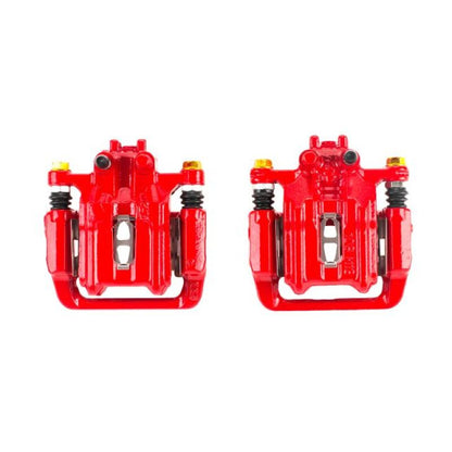 PowerStop Power Stop 07-11 Honda CR-V Rear Red Calipers w/Brackets - Pair