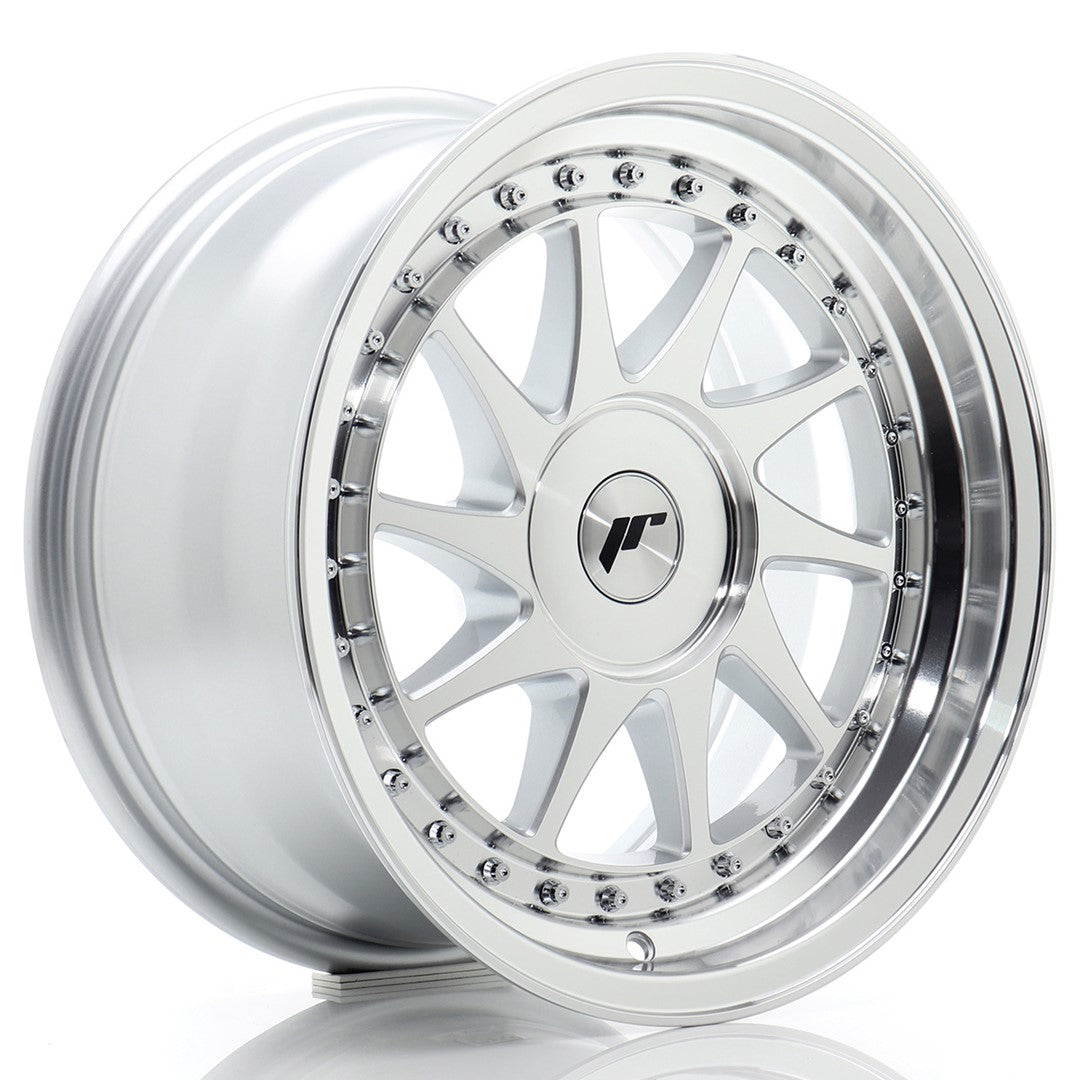 JR Wheels JR261680XX1067SM1 JR Wheels JR26 16x8 ET10-30 BLANK Silver Machined Face