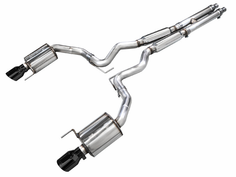 AWE Tuning 2024 Ford Mustang GT Fastback S650 RWD Touring Catback Exhaust w/ Dual Diamond Black Tips