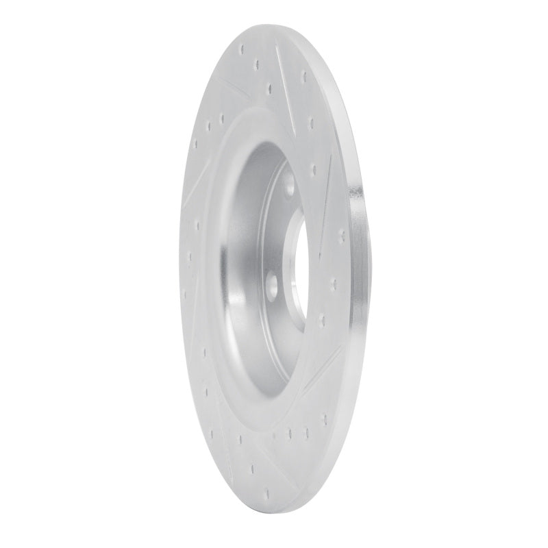 R1 Concepts R1 14-21 Mazda 6 Rear Left Drilled & Slotted Silver Brake Rotor