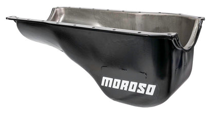 Moroso Ford 351C/351M Stock (w/Front Sump) Wet Sump 6qt 8.25in Steel Oil Pan