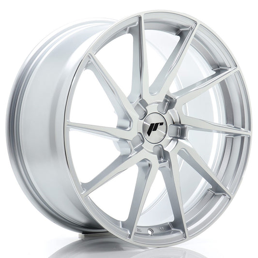 JR Wheels JR361980F15X2072SM JR Wheels JR36 19x8 ET20-40 5H BLANK Silver Machined Face