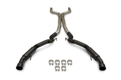 Flowmaster 24-25 Mustang 5.0L Outlaw Cat-Back Exhaust System - Black Tip (Non-Valved)