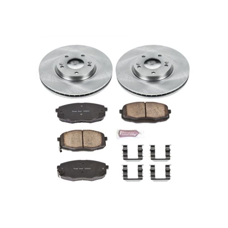 PowerStop Power Stop 10-13 Kia Forte Front Autospecialty Brake Kit